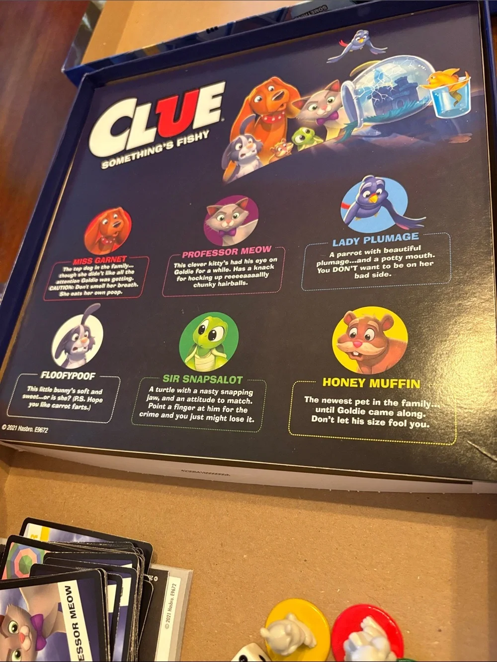 Hasbro Sorry! Sliders Board Game and CLUE something’s fishy
